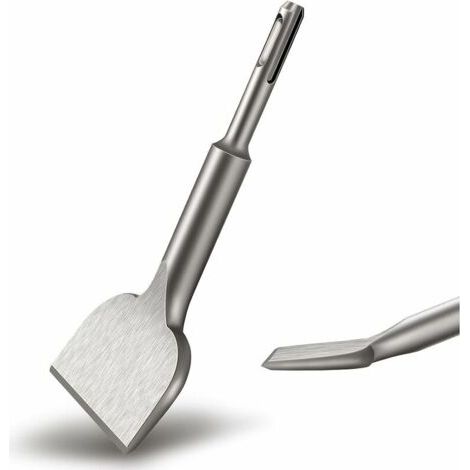 Burin SDS PLUS Carrelage, 165mm x 75mm Série d'élargissement de Haute Qualité, Ciseau à Tuiles Courbé Ciselé pour la Céramique et Les Carreaux de Sol (1/5)