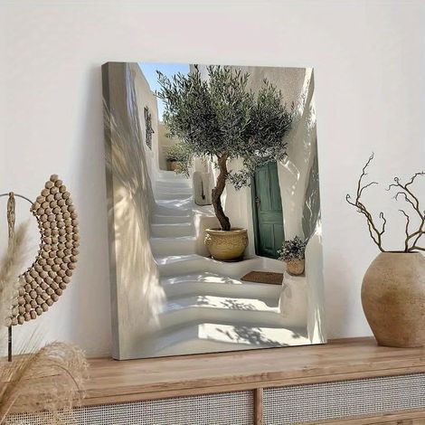 1 pièce 30 x 40 cm rustique olivier sur toile art mural peintures sur toile affiche et impressions sur toile pour salon, chambre à coucher, salle à manger, bureau (sans cadre)