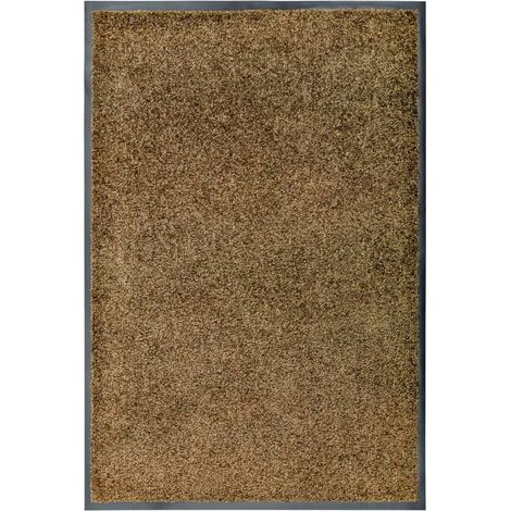 Paillasson lavable, marron, 60 x 90 cm (1/5)