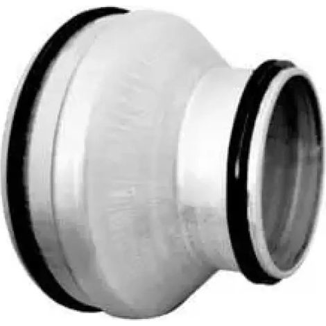 Lüftungsverbinder alnor rpcl-250-200 verzinkter Stahl Gummidichtung