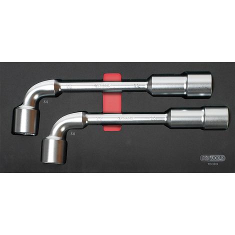 Module de clés à pipe débouchées 6 pans, 2 pièces