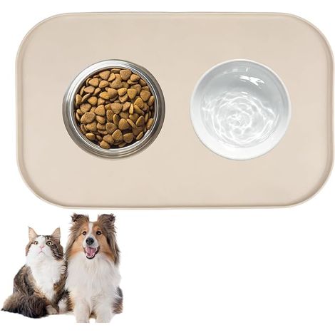 Tapis Gamelle Chat et Chien Silicone Antidérapant
