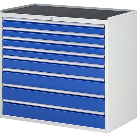 Rau Schubladenschrank m. Anti-Rutsch-Matte 8 Schubl.-XXL 4x90 1x120 3x150mm (1/5)
