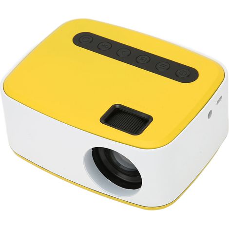 Mini projecteur LED WiFi avec connexion USB, résolution 1080p, haut-parleur intégré et format portable. Idéal pour la maison, le camping et les voyages. Prise 100-240 V. (1/5)