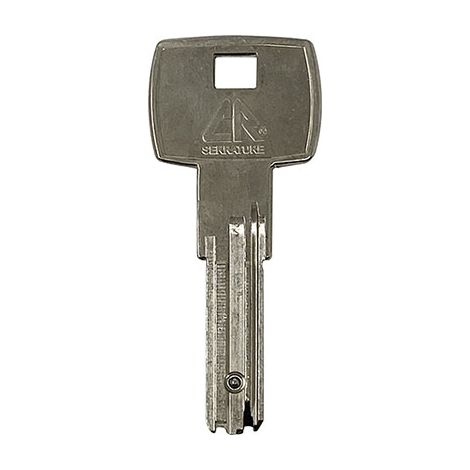 CHIAVE PUNZONATA CR IX6 ORIGINALE - OTTONE NICHELATO- 5 pezzi