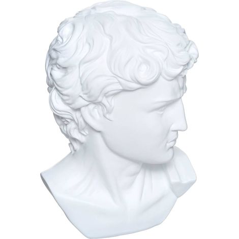 Testa di david h.25cm in resina - Atmosphera créateur d'intérieur