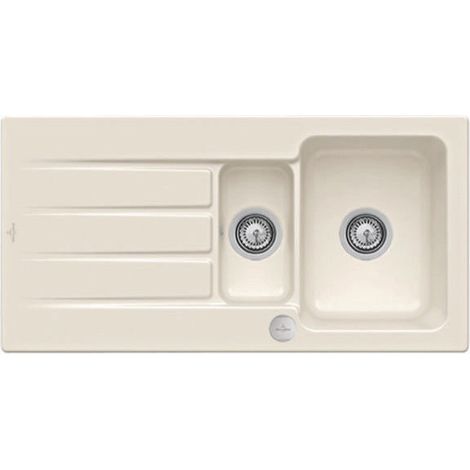 V&B Spüle 60 XR ARCHITECTURA 1000x510mm Exzenterbetätigung crema (1/5)