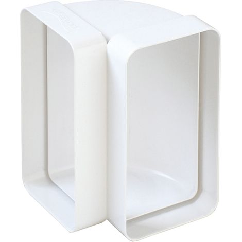CURVA PER AERAZIONE CANALIZZATA mm.120x60 - LA VENTILAZIONE