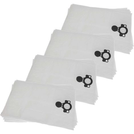 vhbw 20x Staubsaugerbeutel kompatibel mit Nilfisk Flex S 44 L AC, S44 Staubsauger - Mikrovlies, 52,5cm x 39cm Weiss
