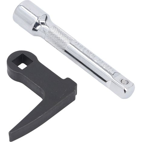 Adaptador Palanca Acero Cr-V 1/2 Pulgadas con Extensión, Alta Resistencia al Torque – Ideal para Reparación de Automóviles y Desmontaje de Piezas Oxidadas (1/4)