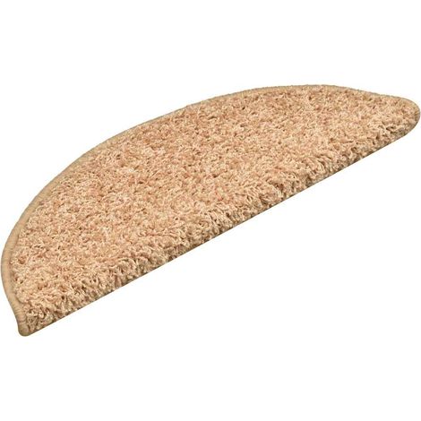 Maison Exclusive - Tappetini per scale 30 pz 56x17x3 cm Oro Semicircolari