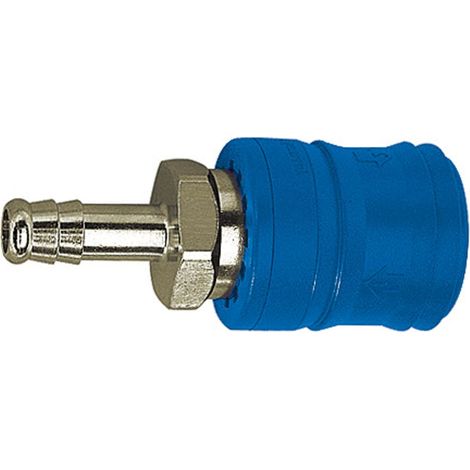 Riegler Sicherheitskupplung NW 7,4, Typ KE, Messing vern., Tülle LW 13 (1/3)