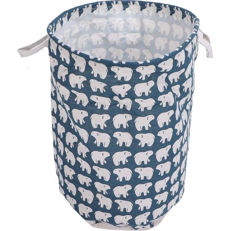 Panier à Linge, Panier De Rangement Pliable en Tissu pour Vêtements Sales, Organisateur De Paniers, Panier à Linge pour Magasin De Massage, Salon De Beauté, Maison 13,4 X 16,9 Pouces (1/5)