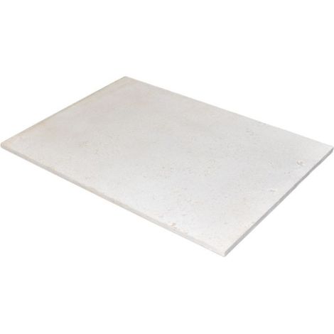 Carrelage Travertin clair 1er choix Sablé - 61x40,6x1,2 cm
