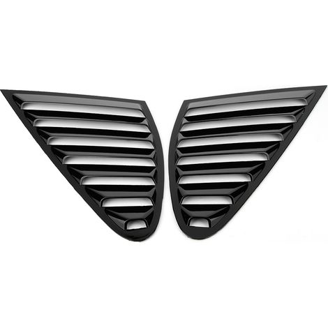 de protection de vitre latérale noire brillante pour Audi A7 (1/4)