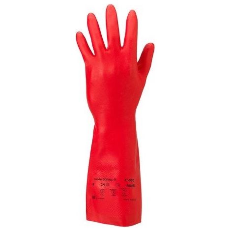 Paquet de 12 Paires de Gants Nettoyage Nitrile ANSELL Alphatec Solvec Résistant Aux Produits Chimiques Taille 10 - 37900