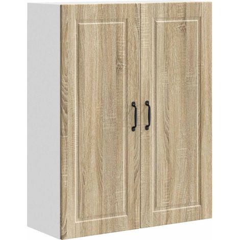 Maison Exclusive - Armadietto a muro PORTO Rovere Sonoma 80 x 31 x 100 cm