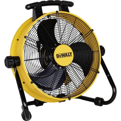 Dewalt – Ventilateur sur pied 110 W – Débit d'air 543 l/s – 3 vitesses – Niveau sonore 63 dB – Dimensions Ø 620 mm x H 610 mm