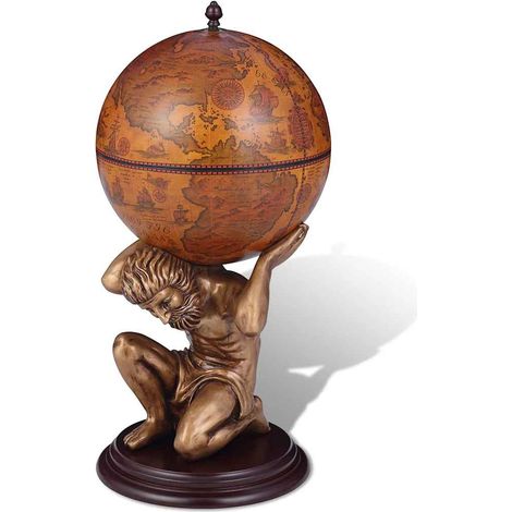 Mueble bar bola del mundo diseño atlas 42x42x85 cm vidaXL (1/5)