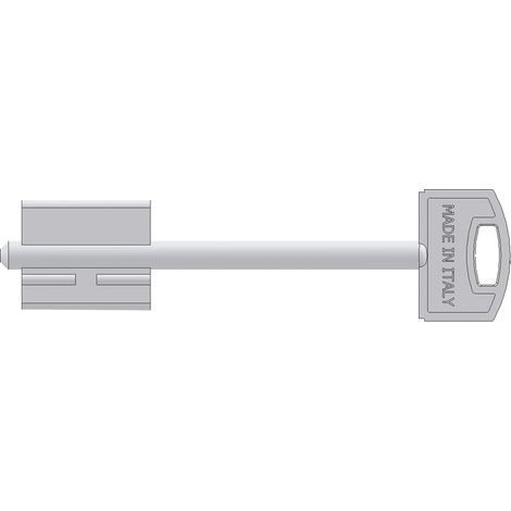 Securemme CHIAVE GREZZA PER PORTE BLINDATE Mod. H gambo mm. 50 5.00 pz