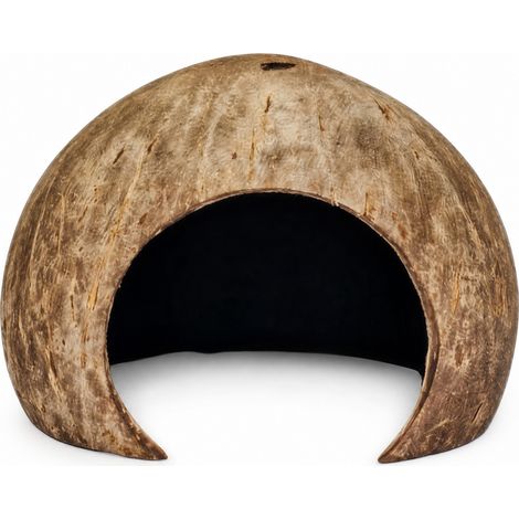 AquaOne Kokosnussschale Aquarium Höhle Versteck für Garnelen & Welse