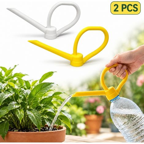 2 Pièces, Couleur Blanche, Becs D'Arrosage pour Bouteilles, pour Cuisine, Extérieur, Plantes (1/5)