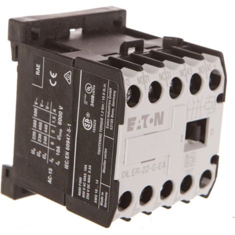 Contactor auxiliar 3A 2Z 2R 24V CC diler-22-G-EA(24VDC) 189978