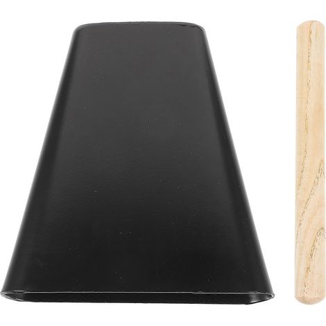 Cloche de vache en métal de 15 cm avec baguette en bois - Good-FFY (1/2)
