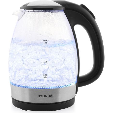 Wasserkocher Hyundai vk741 2200W 1,7 Liter Glas (1/3)
