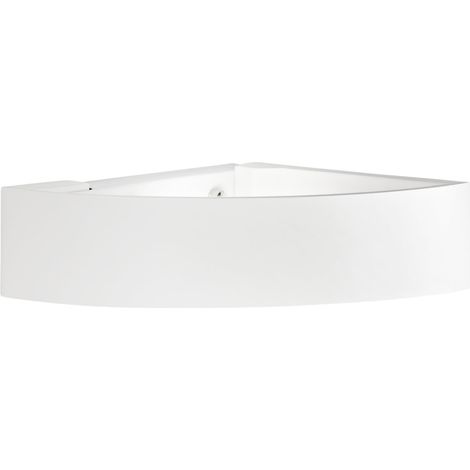 "Applique MYKONOS in gesso bianco verniciabile con diffusore in vetro satinato" (1/2)