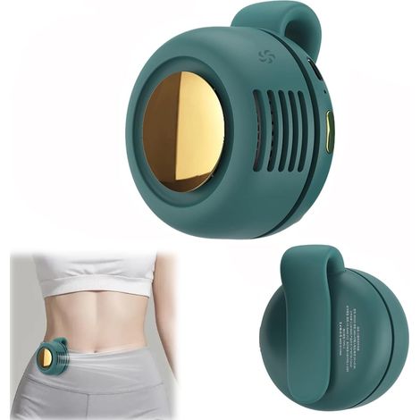 Mini ventilatore silenzioso senza pale con clip – portatile, ricaricabile, con tre velocità ideale per stendere le camicie in estate. (1/5)