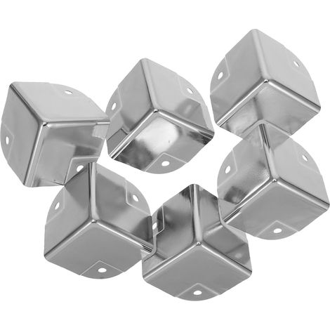 6 protège-coins pour meubles, argenté, pour meubles et tables (1/5)