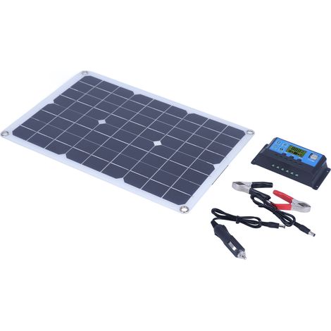 Kit de panneau solaire portable 50 W monocristallin 18 V CC 1600 mA avec contrôleur