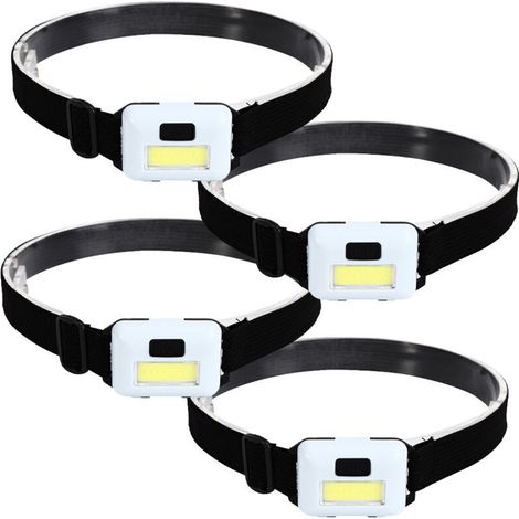 4morceau dirigéLampe frontale torche, adaptée aux adultes et aux enfants. ÉPIProjecteur, lampe frontale ultra-lumineuse, blanc (1/5)