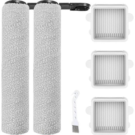 Pour F25, 2 rouleaux de brosse et 3 filtres pour aspirateur eau et poussière F25, RT/F25, F25A, F25 (1/5)