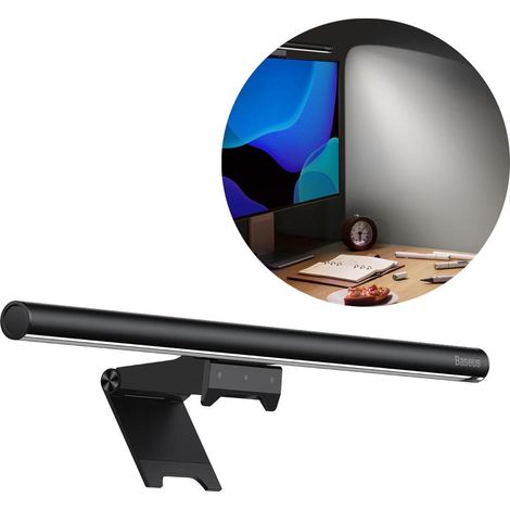 L谩mpara LED para pantalla de monitor, iluminaci贸n de pantalla de escritorio, color negro i-wok2 (1/3)