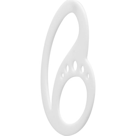 1 paire de crochets d'oreille anti-chute, clips de fixation antidérapants pour casque Bluetooth, blanc (1/5)