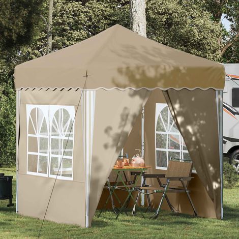 Pop-up Partyzelt Creme 195 x 195 x 245 cm