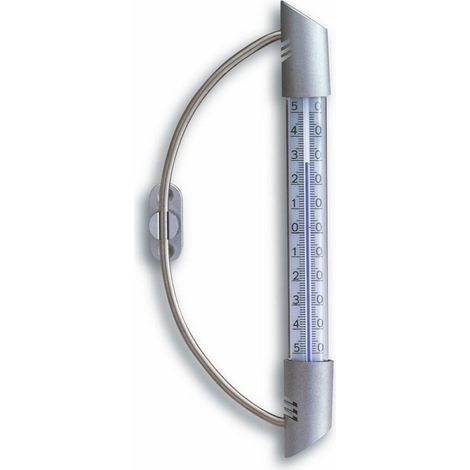TFA Orbis Fensterthermometer Silber/Silber (1/2)