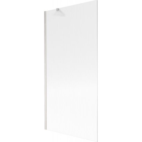 Mexen Next Badewannenwand 1-flügelig 90 x 150 cm, Streifen, gebürstetes Nickel - 895-090-000-00-09-97 (1/5)