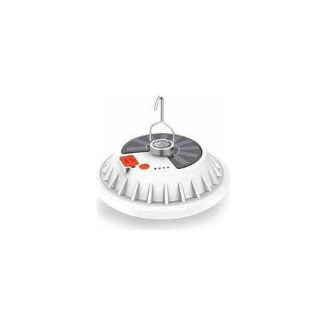EASYCOMFORT Lampe solaire portable pour camping, 5 modes, rechargeable par USB, éclairage LED ultra-lumineux et étanche (1/5)