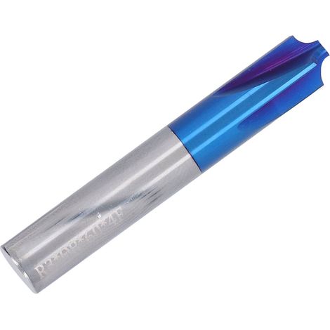 Fraise à spirale ascendante standard en acier au tungstène pour défonceuse CNC, accessoires pour machine de découpe et de gravure fine, R3 x D8 x 50L (1/5)