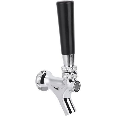 Robinet de Bière en Acier Inoxydable avec Poignée Ergonomique - JINFGERNE - Accessoire Pratique pour le Brassage Maison. Facile à Nettoyer et Durable (1/5)