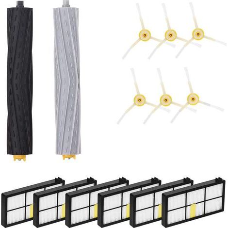 Pièces de rechange Filtres et brosse pour iRobot Roomba 980 960 900 890 880 870 860 800 Series Aspirateur, kit d'accessoires de rechange (1/5)