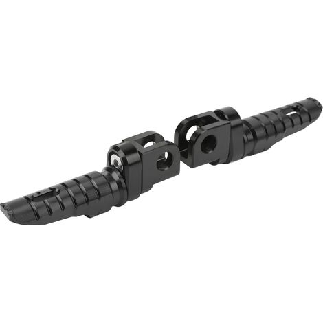 Paire de repose-pieds avant courts pour moto CFMOTO 450SR 2022-2023, en alliage d'aluminium T6063 usiné CNC, noirs.