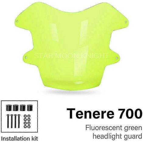 Scheinwerferschutz für Yamaha Tenere 700 (2019) – Tenere 700 Rally Edition, XT 700, Z Hold 700 – Acryl-Scheinwerferschutz – Fluoreszierendes Grün (1/5)