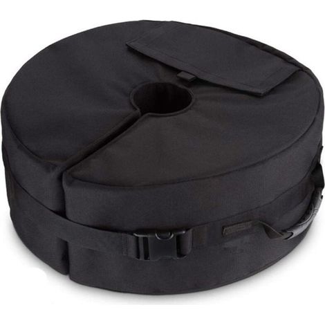 SABIR Pied de Parasol,464615 cm Sac Lestage,Max 4 Pouces Support de Parapluie de,Remplissage par Vous Max 85 Livres de Sable,Tissu Oxford 600D,Serrure en PVC,Sac de Poids de Base pour Parapluie (1/5)