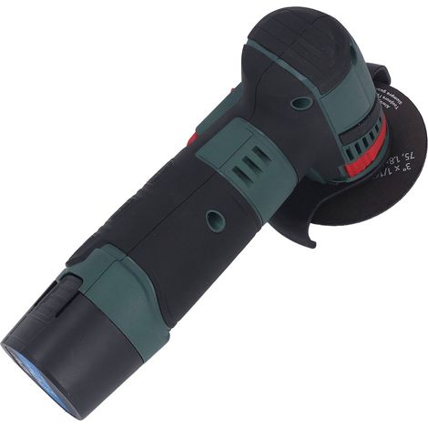 125-mm-Akku-Winkelschleifer, Mini-Akku-Werkzeug, bürstenloser Schleifer, tragbarer Winkelschleifer, 100–240-V-EU-Stecker-Ladegerät (1/5)