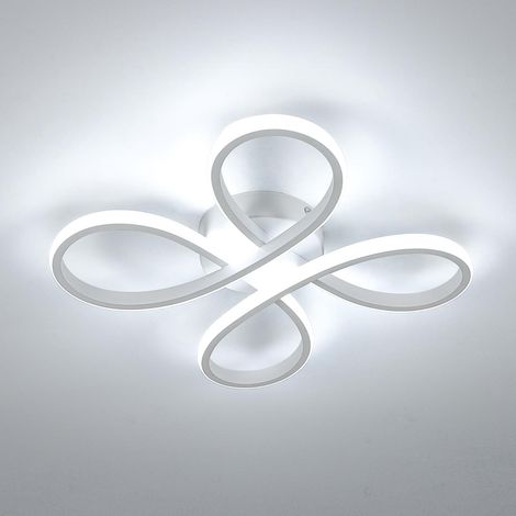 Plafonnier LED Moderne 30W 3400LM,Luminaire Plafond pour Chambre,Salon,Salle à Manger,Cuisine,Lumière Blanche Froide 6500K (1/5)