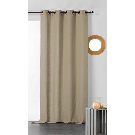 Rideau en nid d'abeille Taupe 140x245 cm (1/3)